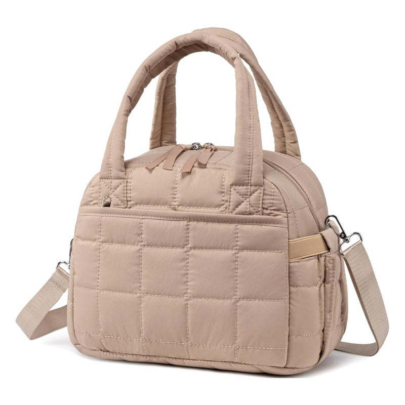 Padded tote bag with removable shoulder strap Bowlift