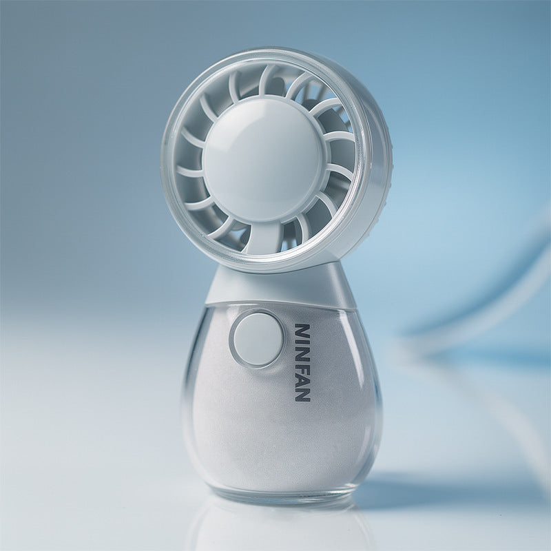 Women's Portable Mini Fan with Cute Cat Design Bowlift