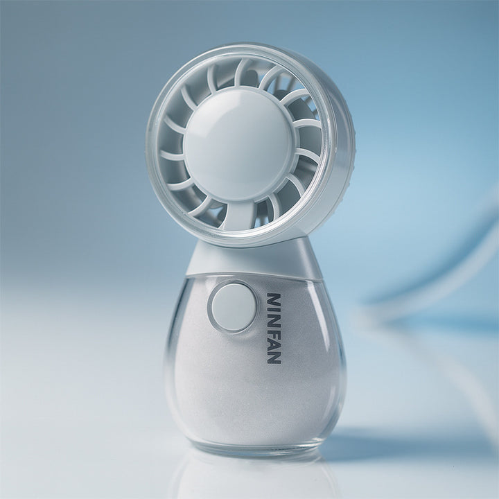 Women's Portable Mini Fan with Cute Cat Design Bowlift