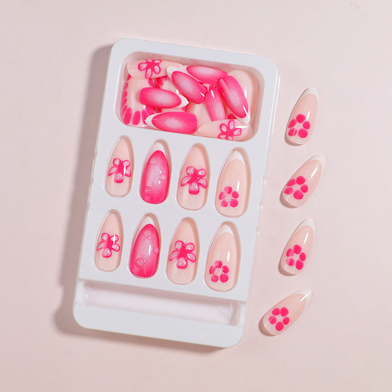 Premium Press-On Nail Set with Decorative Accents Bowlift