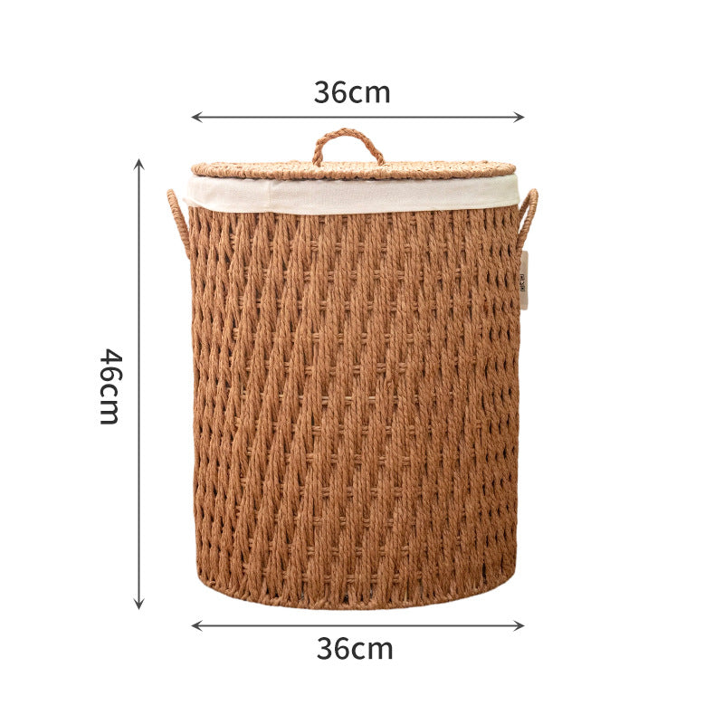 Stylish storage basket with sturdy weave