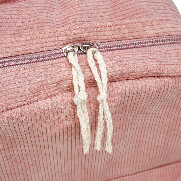 Corduroy Multi-Pocket Backpack Bowlift