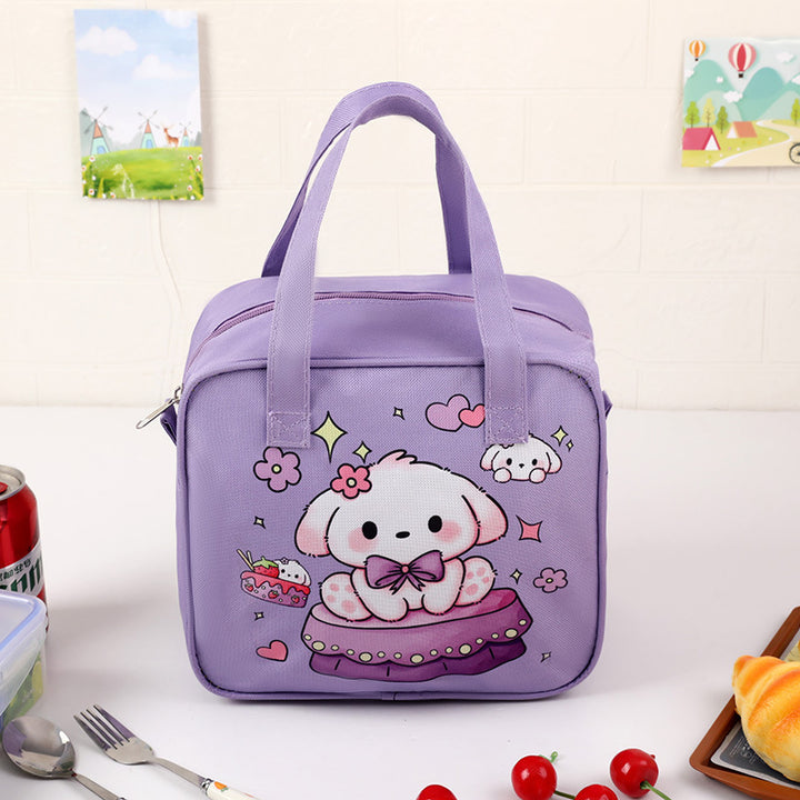 Children's Insulated Bear-Themed Lunch Bag Bowlift