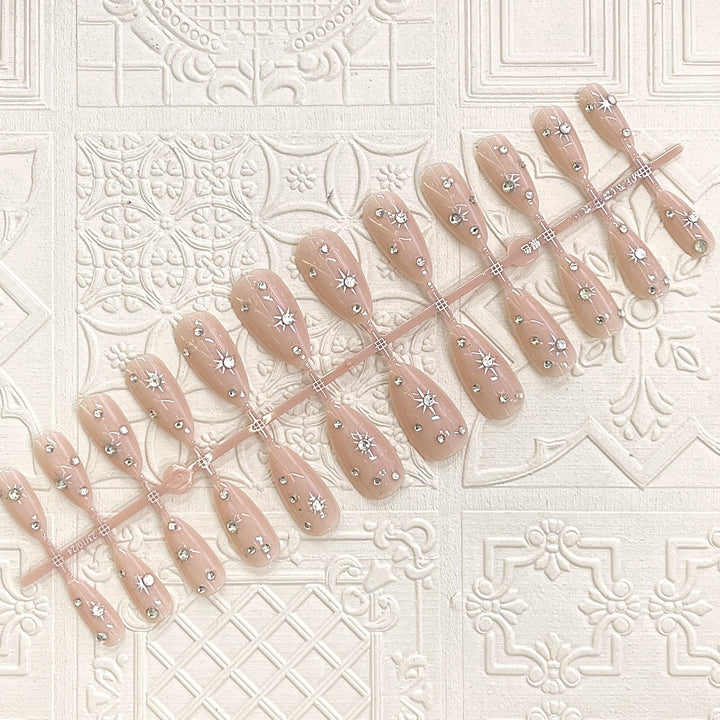 Elegant Decorative Press-On Nail Tips Bowlift