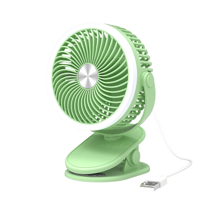 Unisex Compact Table Fan with Flexible Clamp Attachment Bowlift