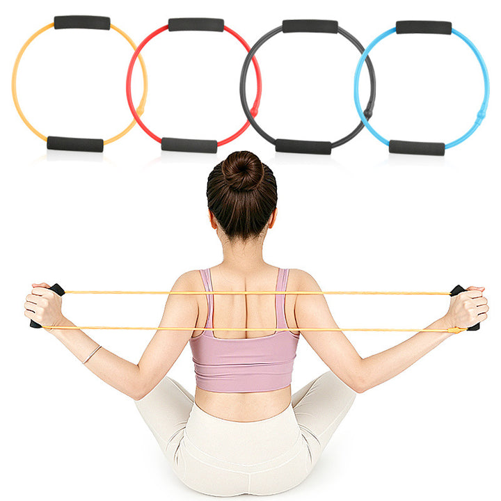 Pilates Resistance Ring with Foam Handles for Core and Thigh Toning Bowlift