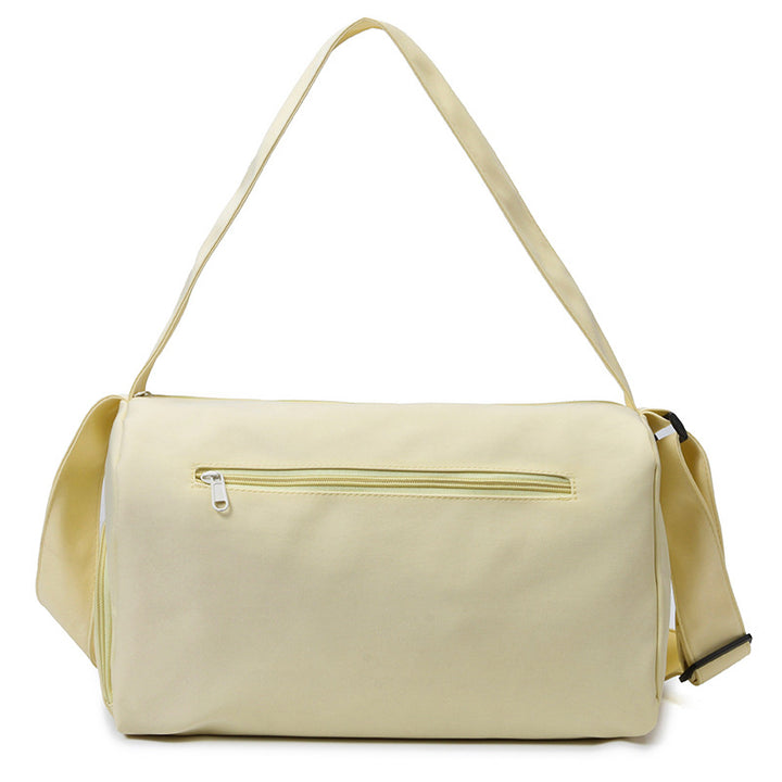 Sporty Shoulder Bag With Practical Interior Compartments Bowlift