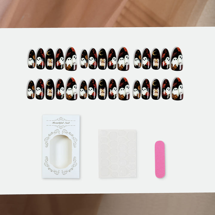 Creative nail art set with Halloween motif Bowlift