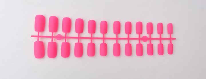 Matte Finish Long Stiletto Press-On Nails Bowlift