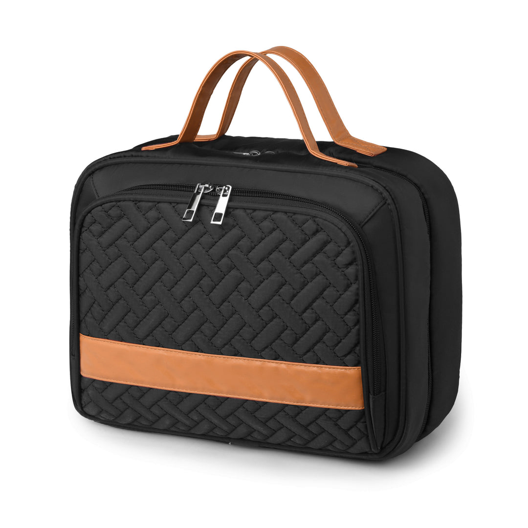 Elegant Quilted Briefcase Bowlift