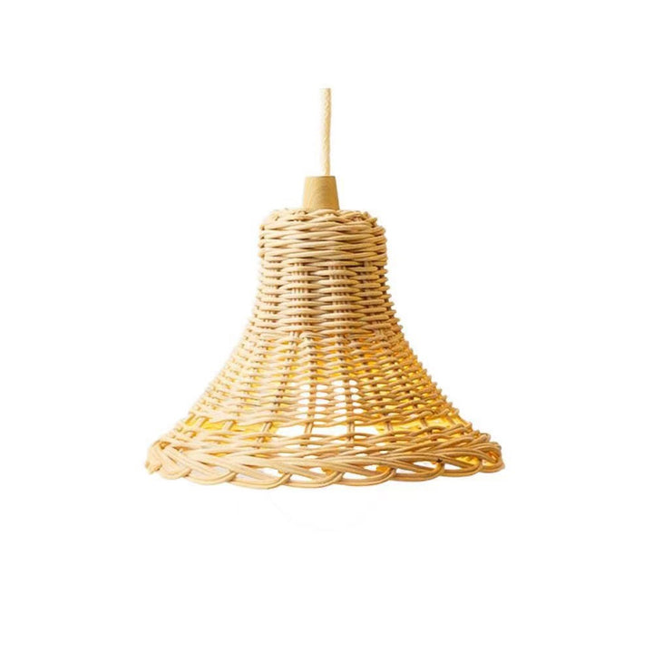 Rattan Hanging Lamp Bowlift