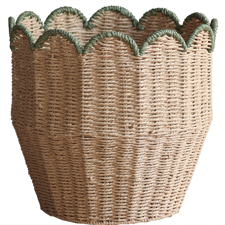 Stylish storage basket with wave edge Bowlift