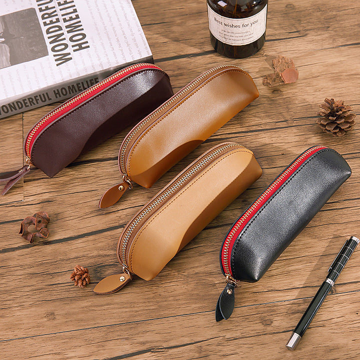Luxurious Leather Pencil Case Bowlift