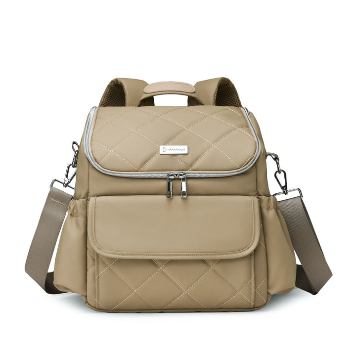 Elegant Quilted Travel Backpack Bowlift