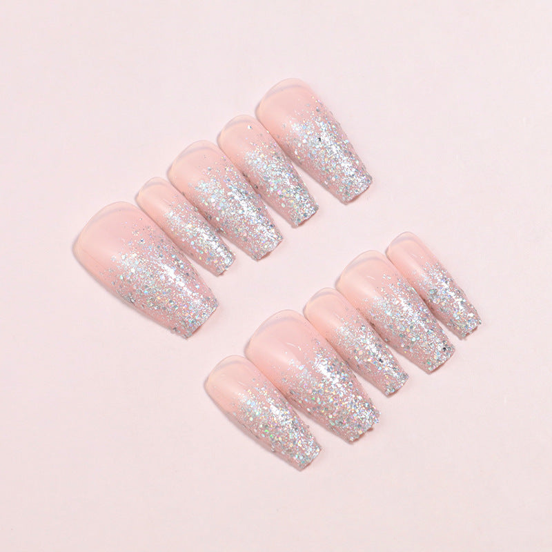 Luxury Glitter Ombre Press-On Nail Set Bowlift