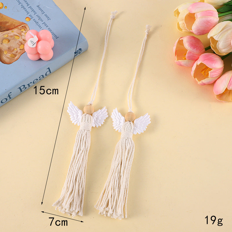 Decorative Angel Wing Tassel Bowlift