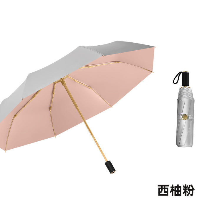 Women's elegant UV protection folding umbrella Bowlift