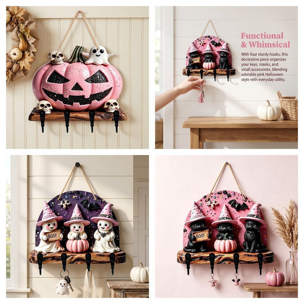 Halloween decorative figure with witch motifs Bowlift