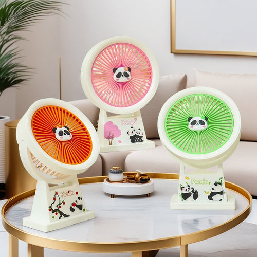 Portable Usb Mini-Fan with Cute Panda Design Bowlift