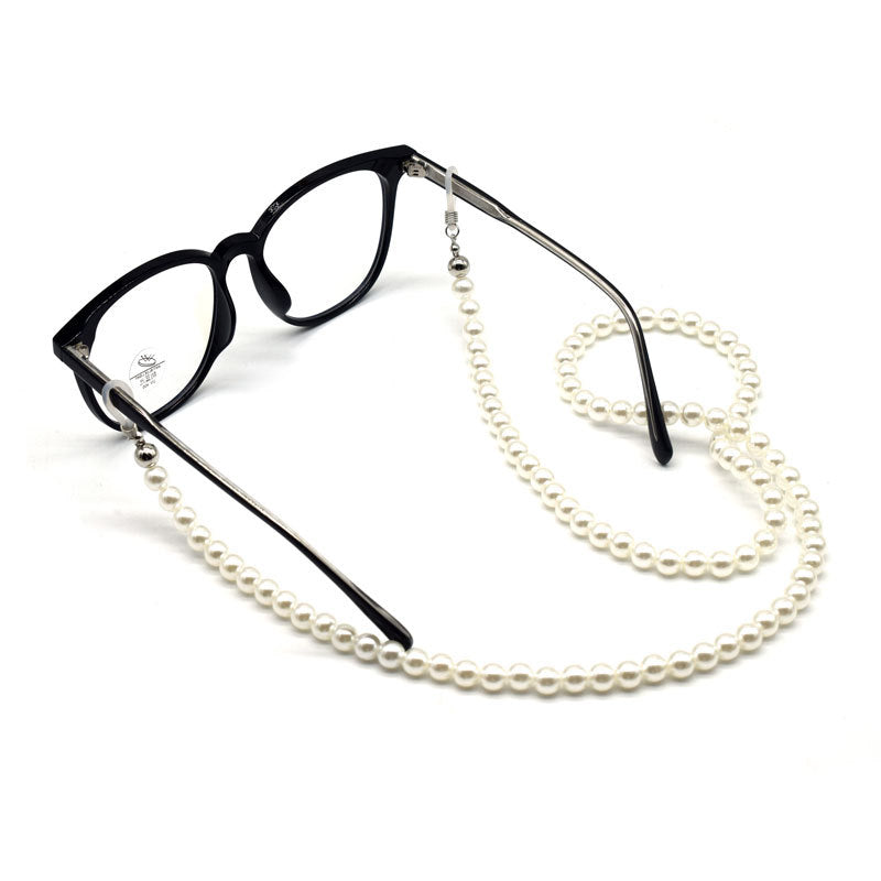 Elegant Pearl Beaded Eyewear Chain Bowlift