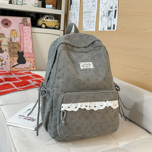 Decorative Embellished School Backpack