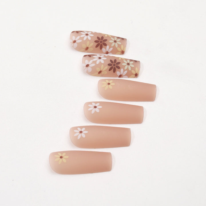 Floral Art Gel Press-On Nail Tips Bowlift