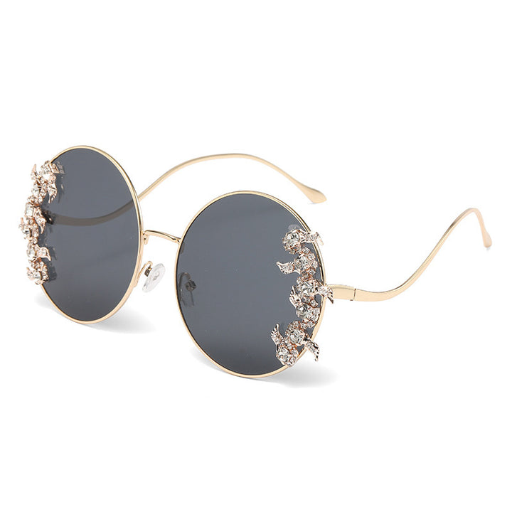 Ladies Glamorous Sunglasses with Sparkling Rhinestone Details Bowlift