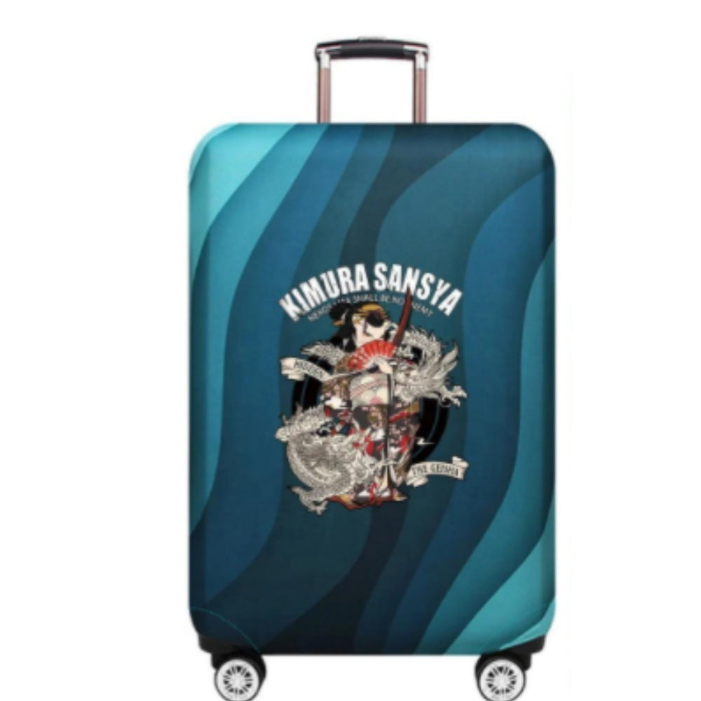 Unisex Hard Shell Luggage with Creative Bear Design Graphic Bowlift