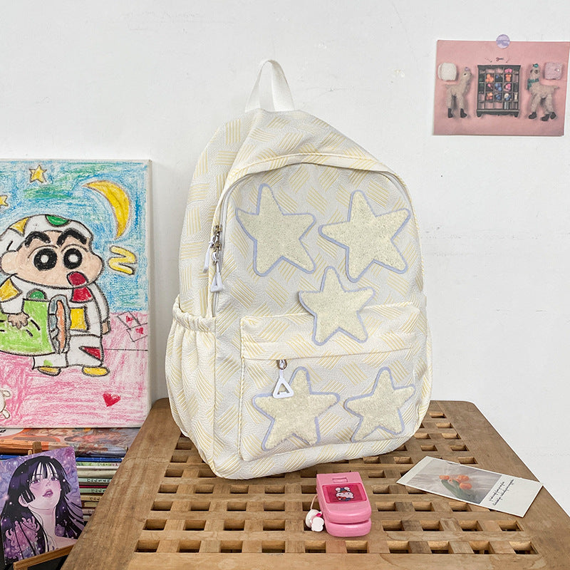 Backpack with Stylish Star Design and Comfortable Carrying System Bowlift