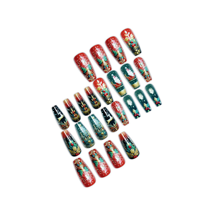 Festive Holiday Nail Art Set Bowlift