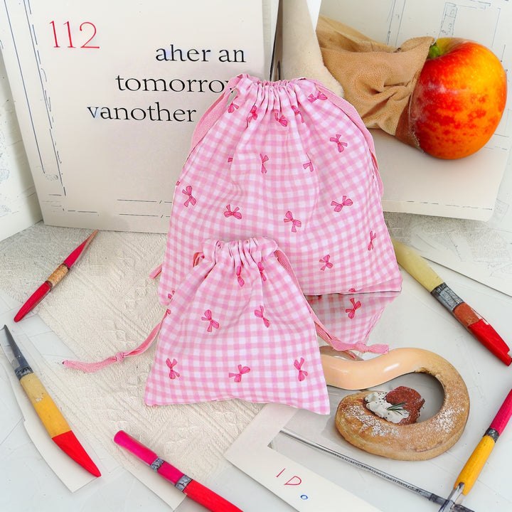 Sweet and Practical Fabric Bag Bowlift