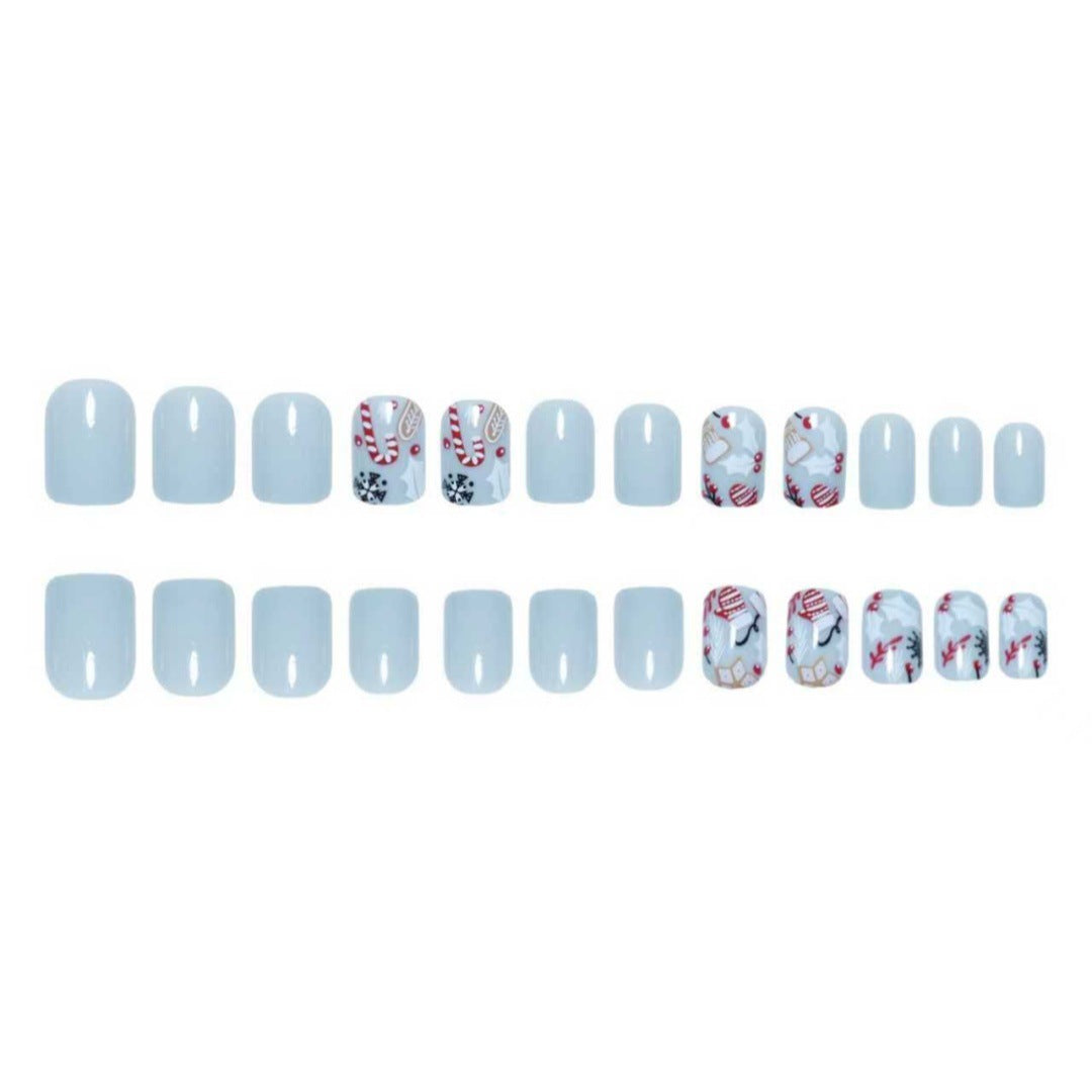 Festive Nail Art Wraps Bowlift