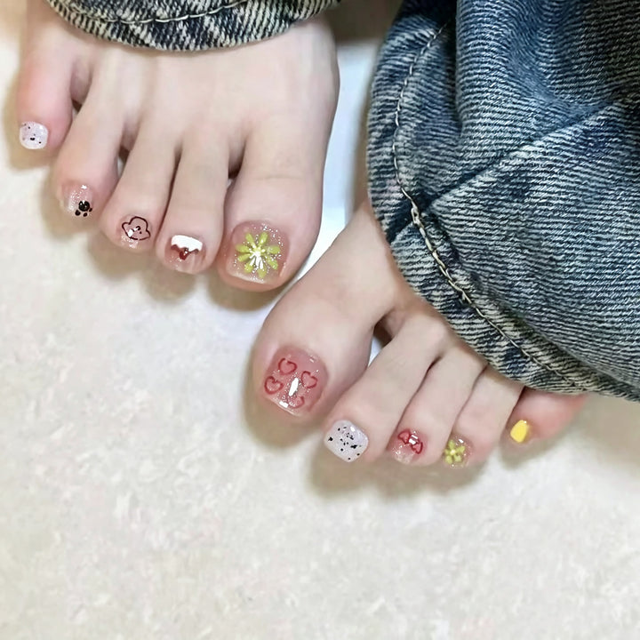 Artistic Themed Press-On Nail Collection Bowlift