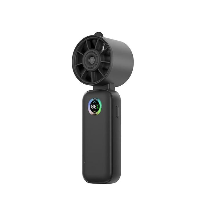 Portable Mini Fan with Temperature Display Bowlift