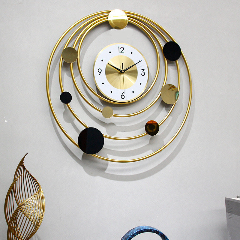 Modern Planetary Wall Clock Bowlift