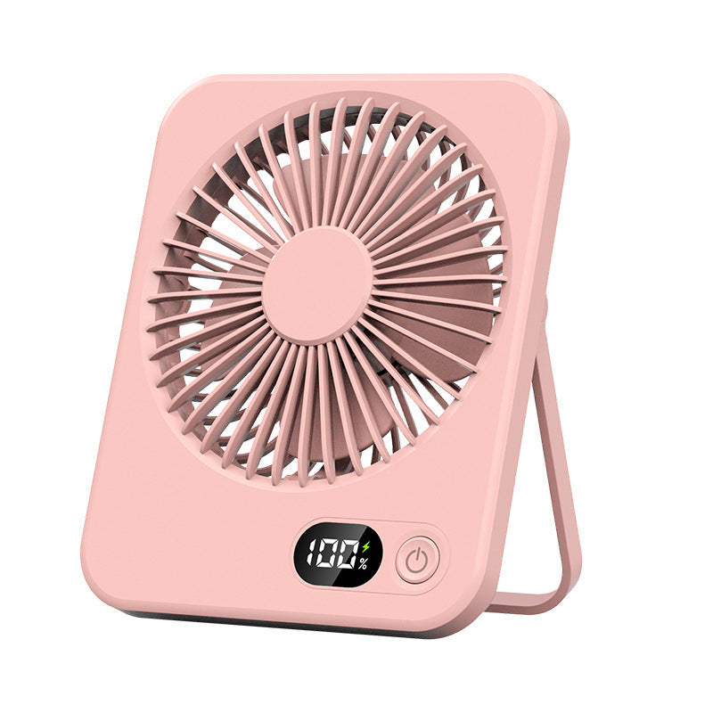Women's Portable Table Fan with LCD Display Bowlift