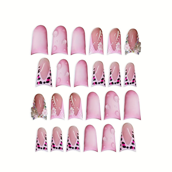 Decorative Press-On Nail Art Set Bowlift