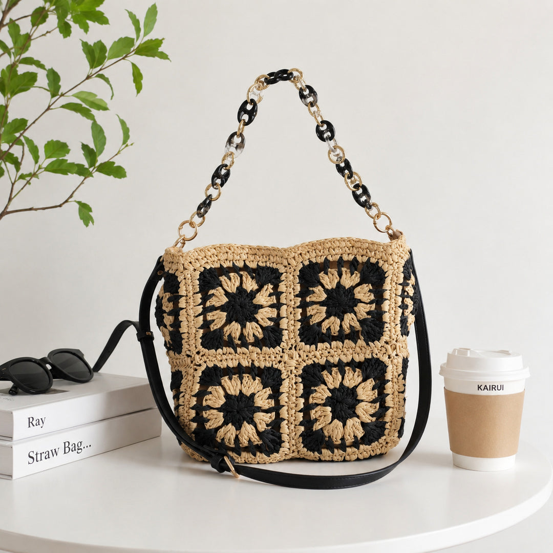 Handbag in Modern Crochet Design Bowlift