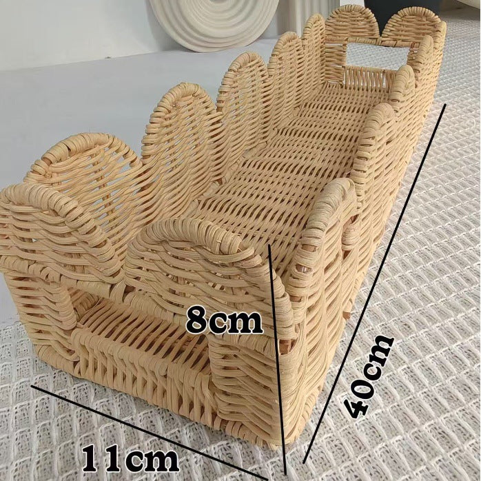 Decorative Woven Basket Bowlift