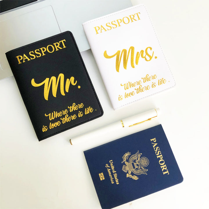 Stylish Passport and Luggage Tag Set Bowlift