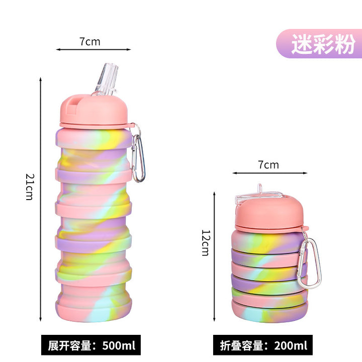 Women collapsible silicone water bottle Bowlift