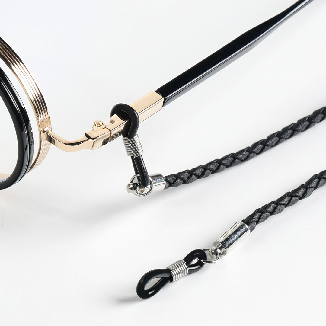 Braided Leather Eyewear Holder Bowlift