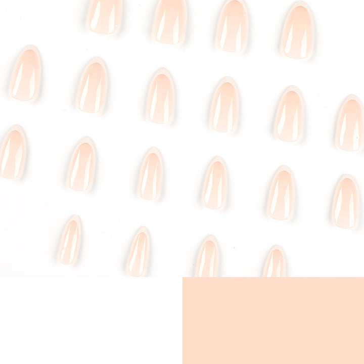 Artistic Nail Extensions in Elegant French Tip Design Bowlift