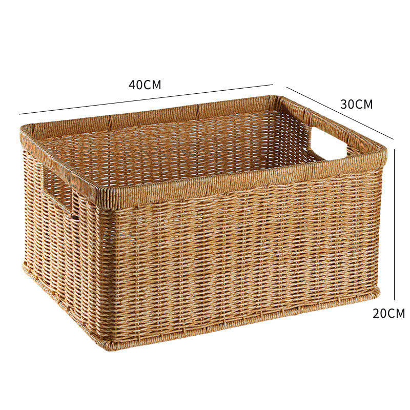 Unisex Practical Storage Basket with Open Handles Bowlift