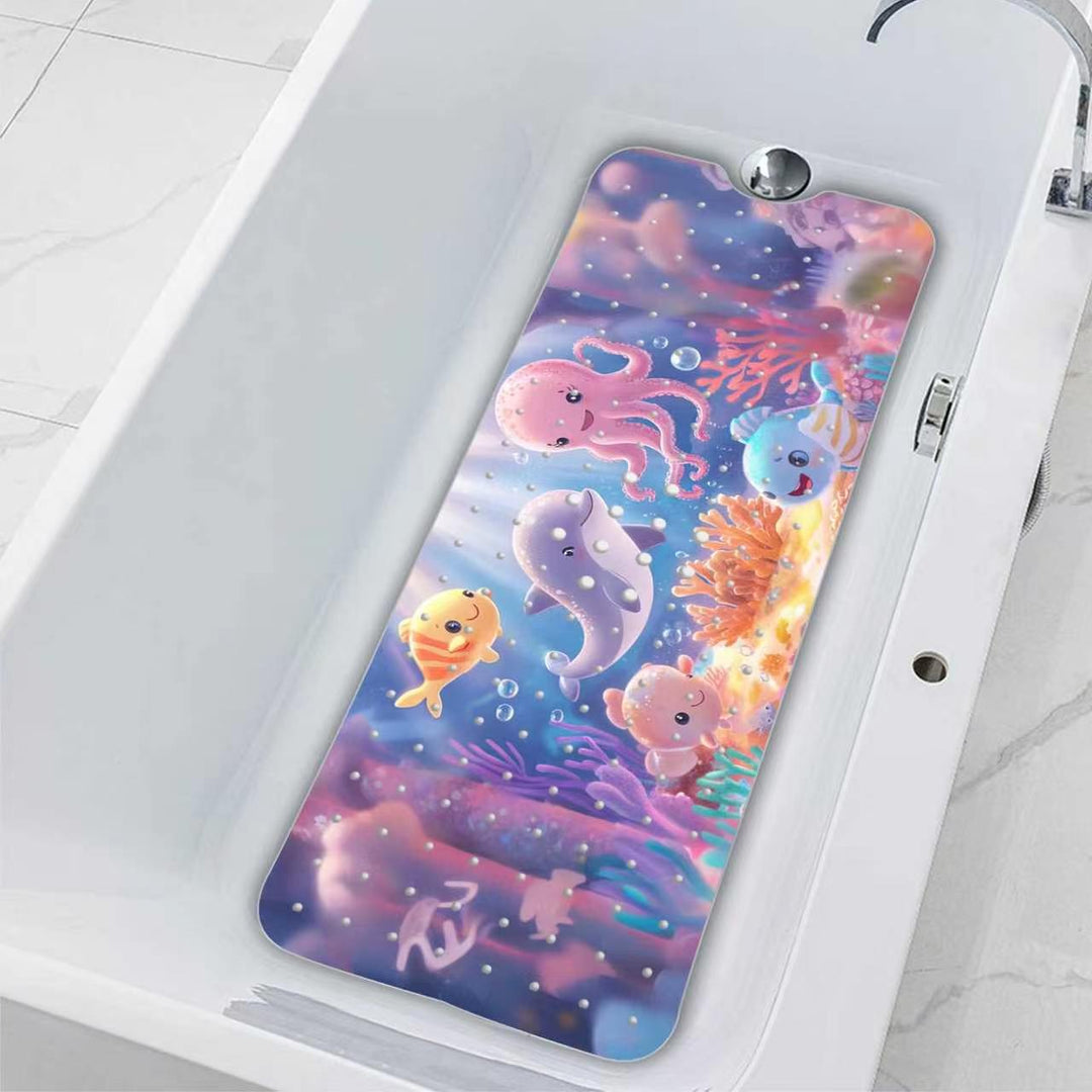 Decorative Ocean Shell Bath Mat Bowlift