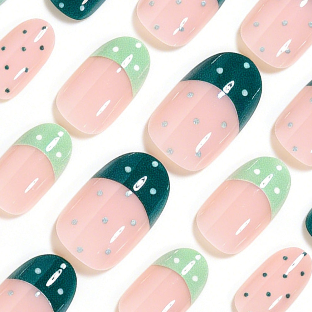 Playful Polka Dot Nail Wraps Bowlift