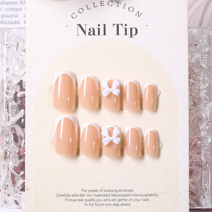 Elegant Press-On Nail Tips Set Bowlift