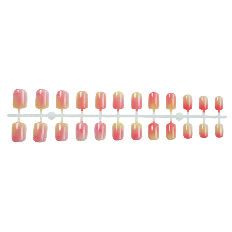 Ombre Acrylic Press-On Nail Art Set Bowlift