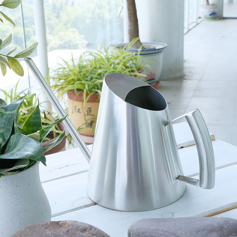 Stylish Stainless Steel Watering Can