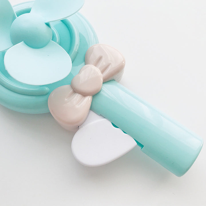 Portable hand fan for women in lollipop design Bowlift